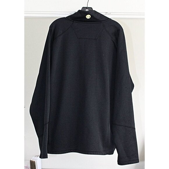 Timberland - Men's Performance Quarter Zip Pullover in Black, size XL - Picture 6 of 8